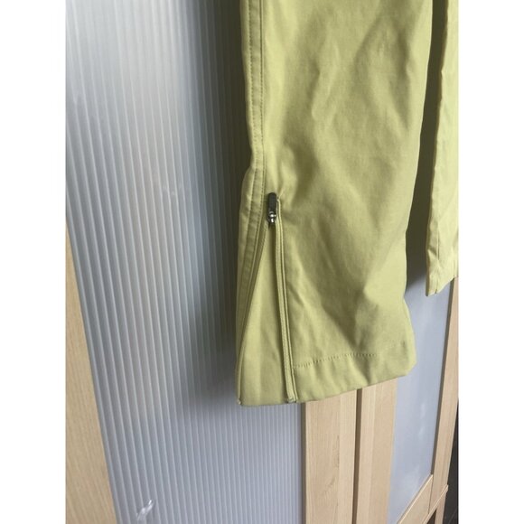 Stio Women Utility Pants Green Sz 6 Mid Rise Ankle Zipper Outdoor Hiking Travel - Picture 2 of 6